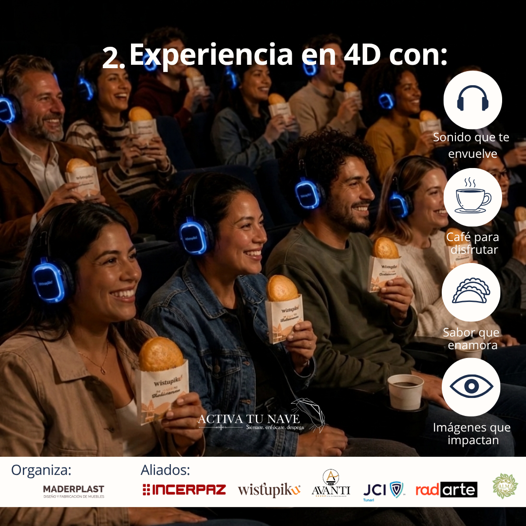 Experiencia inmersiva 4D Activa tu Nave