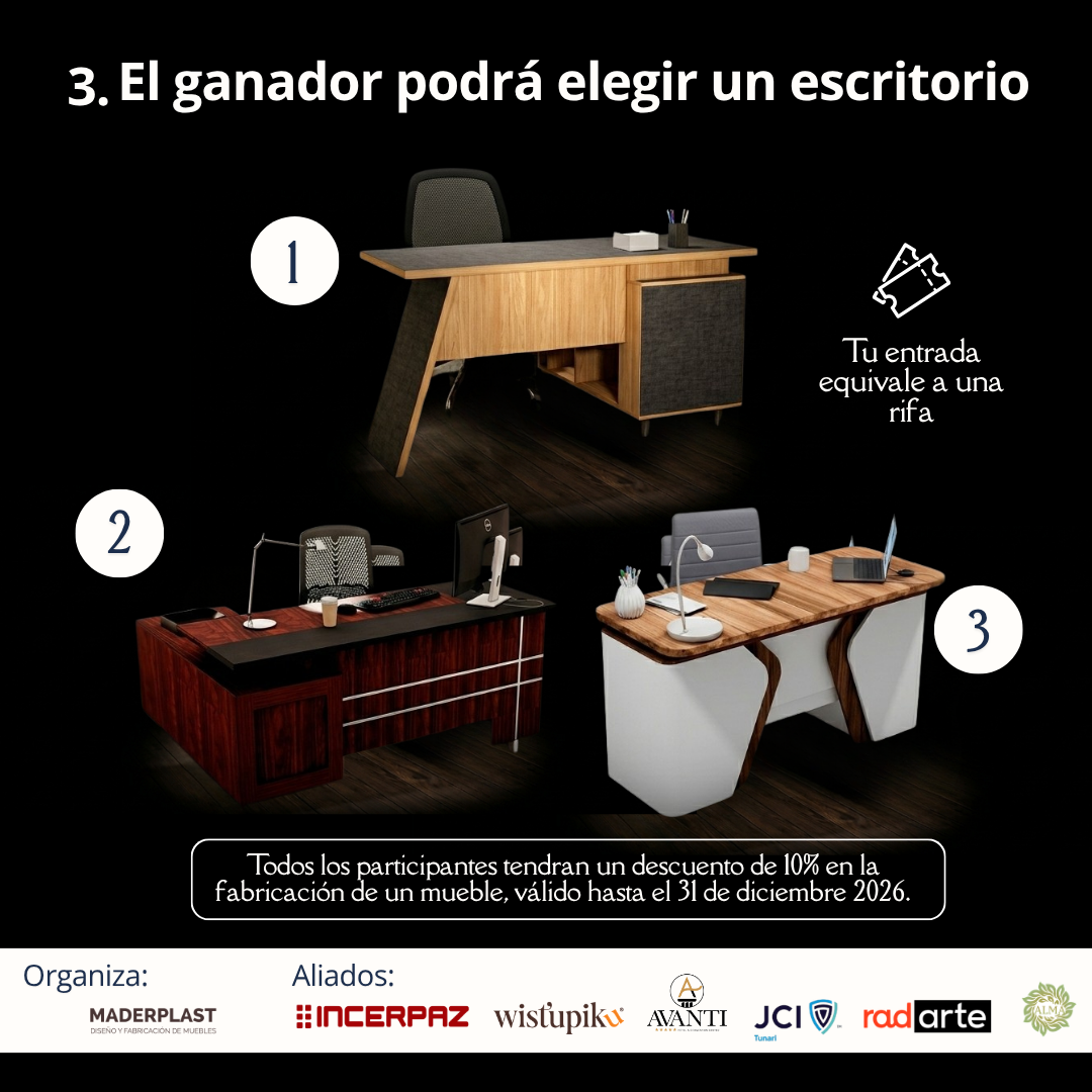 Premio escritorio Maderplast